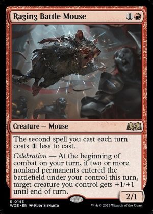Raging Battle Mouse - Wilds of Eldraine-(143)