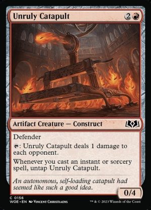 Unruly Catapult - Wilds of Eldraine-(156)