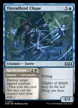 Threadbind Clique // Rip the Seams - Wilds of Eldraine-(239)