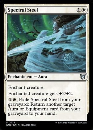 Spectral Steel - Wilds of Eldraine Commander-(075)
