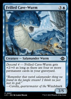 Frilled Cave-Wurm - The Lost Caverns of Ixalan-(057)