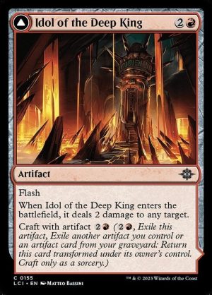 Idol of the Deep King // Sovereign's Macuahuitl - The Lost Caverns of Ixalan-(155)