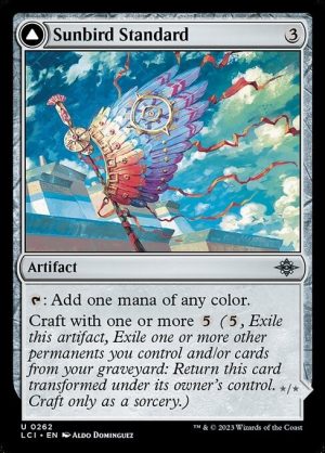 Sunbird Standard // Sunbird Effigy - The Lost Caverns of Ixalan-(262)