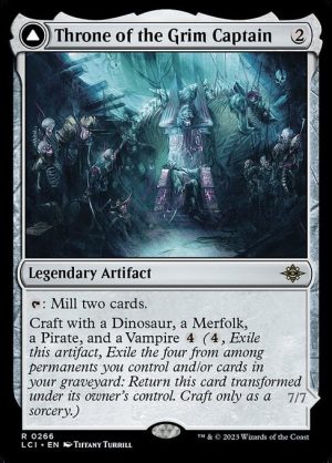 Throne of the Grim Captain // The Grim Captain - The Lost Caverns of Ixalan-(266)