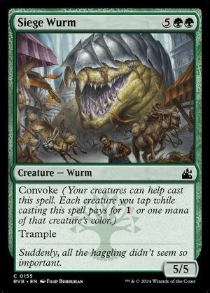 Siege Wurm - Ravnica Remastered-(155)
