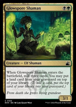 Glowspore Shaman - Ravnica Remastered-(184)