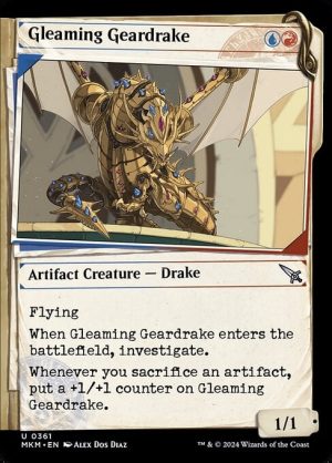 Gleaming Geardrake - Murders at Karlov Manor-(361)