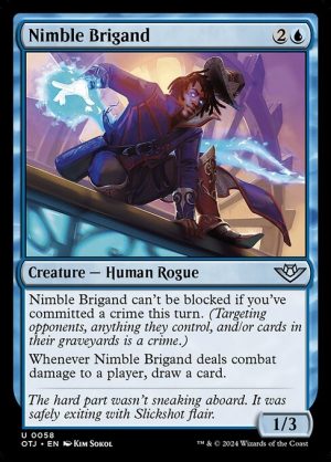 Nimble Brigand - Outlaws of Thunder Junction-(058)