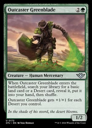 Outcaster Greenblade - Outlaws of Thunder Junction-(172)
