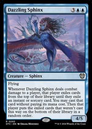 Dazzling Sphinx - Outlaws of Thunder Junction Commander-(093)