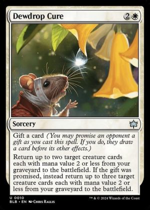 Dewdrop Cure - Bloomburrow-(010)-Foil