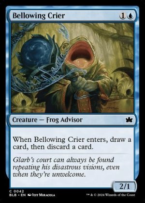 Bellowing Crier - Bloomburrow-(042)-Foil