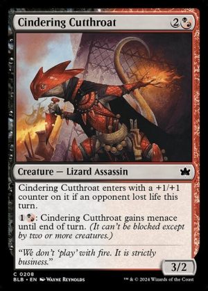 Cindering Cutthroat - Bloomburrow-(208)