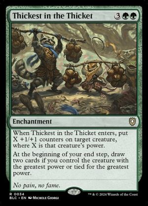 Thickest in the Thicket - Bloomburrow Commander-(034)