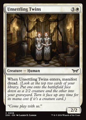 Unsettling Twins - Duskmourn: House of Horror-(038)