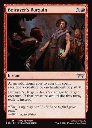 Betrayer's Bargain - Duskmourn: House of Horror-(126)