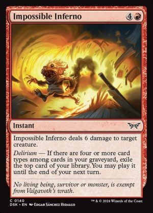 Impossible Inferno - Duskmourn: House of Horror-(140)