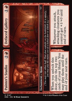 Painter's Studio // Defaced Gallery - Duskmourn: House of Horror-(147)