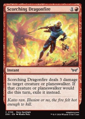 Scorching Dragonfire - Duskmourn: House of Horror-(156)