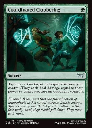 Coordinated Clobbering - Duskmourn: House of Horror-(173)