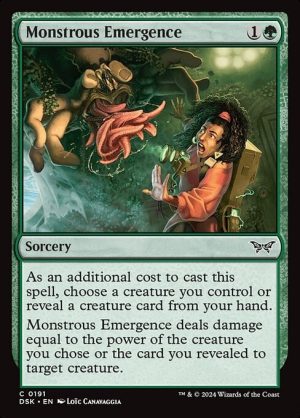 Monstrous Emergence - Duskmourn: House of Horror-(191)-Foil