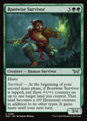Rootwise Survivor - Duskmourn: House of Horror-(196)