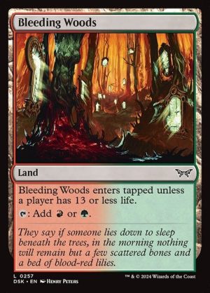 Bleeding Woods - Duskmourn: House of Horror-(257)