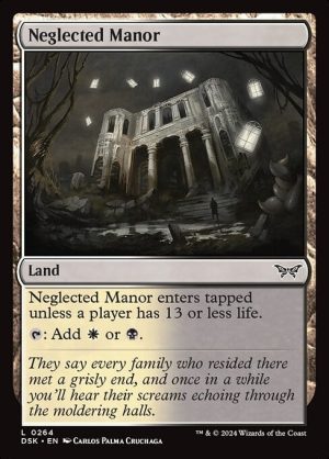 Neglected Manor - Duskmourn: House of Horror-(264)-Foil