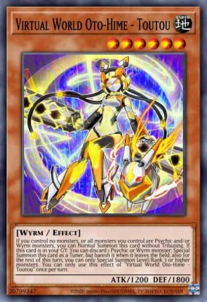 Virtual World Oto-Hime - Toutou - (Blazing Vortex) - (BLVO-EN099) - (Super Rare)