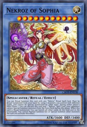 Nekroz of Sophia - (Crossed Souls) - (CROS-EN038) - (Ultimate Rare)