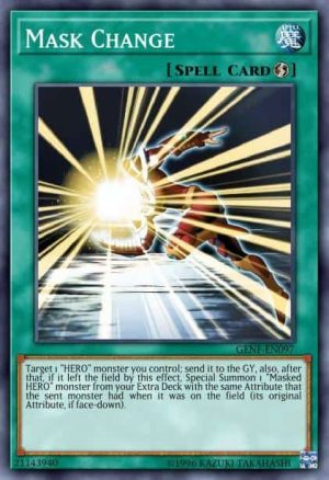 Mask Change - (Legendary Hero Decks) - (LEHD-ENA21) - (Common)