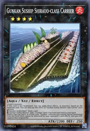Gunkan Suship Shirauo-class Carrier - (Burst of Destiny) - (BODE-EN049) - (Common)