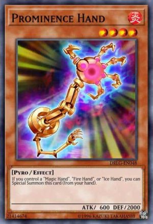 Prominence Hand - (Dragons of Legend) - (DRLG-EN048) - (Super Rare)
