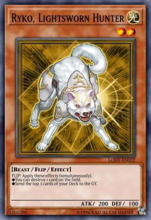 Ryko, Lightsworn Hunter - (Light of Destruction) - (LODT-EN022) - (Super Rare)