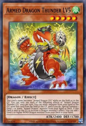 Armed Dragon Thunder LV5 - (Blazing Vortex) - (BLVO-EN003) - (Super Rare)