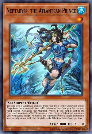 Neptabyss, the Atlantean Prince - (Ultimate Rare)- (Quarter Century Bonanza) - (RA03-EN013)