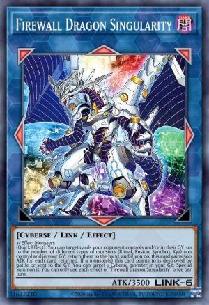 Firewall Dragon Singularity - (Cyberstorm Access) - (CYAC-EN047) - (Secret Rare)