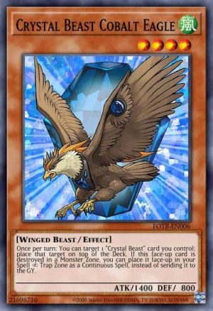 Crystal Beast Cobalt Eagle - (Duelist Pack Jesse Anderson) - (DP07-EN006) - (Common)
