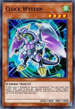 Clock Wyvern - (2019 Gold Sarcophagus Tin Mega Pack) - (MP19-EN152) - (Common)