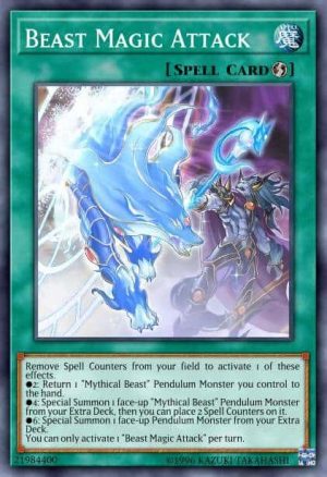 Beast Magic Attack - (2019 Gold Sarcophagus Tin Mega Pack) - (MP19-EN121) - (Common)