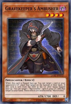 Gravekeeper's Ambusher - (Legacy of the Valiant) - (LVAL-EN032) - (Common)