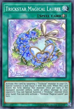 Trickstar Magical Laurel - (Duel Power) - (DUPO-EN022) - (Ultra Rare)