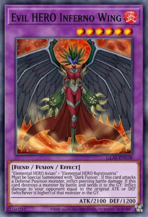 Evil HERO Inferno Wing - (Legendary Duelists Season 3) - (LDS3-EN027) - (Ultra Rare)