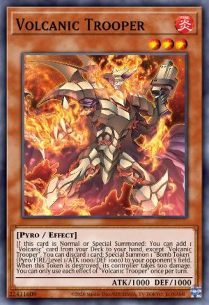 Volcanic Trooper - (Legendary Duelists: Soulburning Volcano) - (LD10-EN019) - (Ultra Rare)