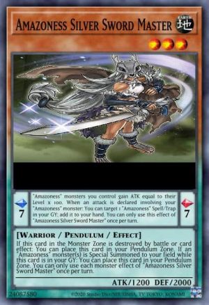 Amazoness Silver Sword Master - (Darkwing Blast) - (DABL-EN094) - (Common)