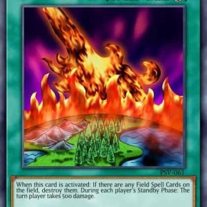 Burning Land - (Yugi's Legendary Decks) - (YGLD-ENA31) - (Common)