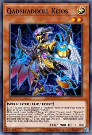 Qadshaddoll Keios - (Structure Shaddoll Showdown) - (SDSH-EN001) - (Super Rare)
