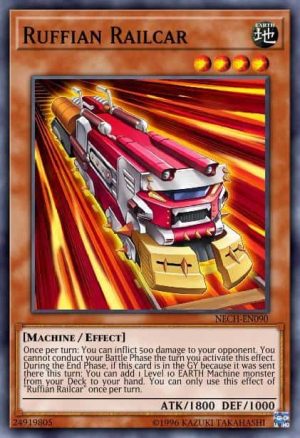 Ruffian Railcar - (Legendary Duelists Sisters of the Rose) - (LED4-EN042) - (Common)