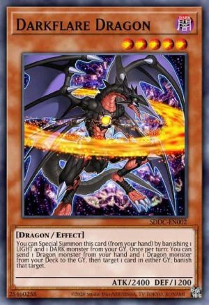 Darkflare Dragon - (Dragons Collide Structure) - (SDDC-EN002) - (Ultra Rare)