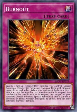 Burnout - (Invasion Vengeance) - (INOV-EN073) - (Rare)